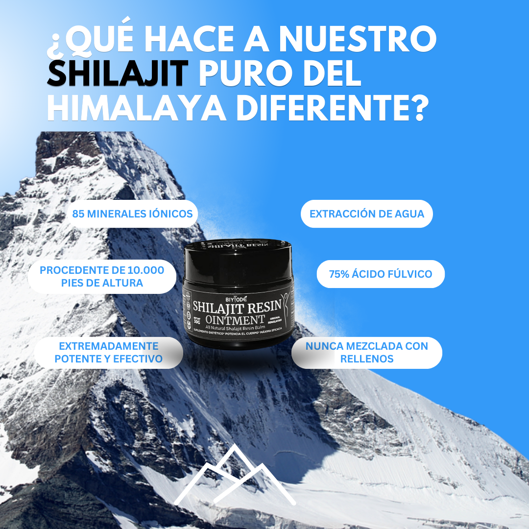 SHILAJIT ORIGINAL HIMALAYA - Descubre el Poder de la Naturaleza 🏔️