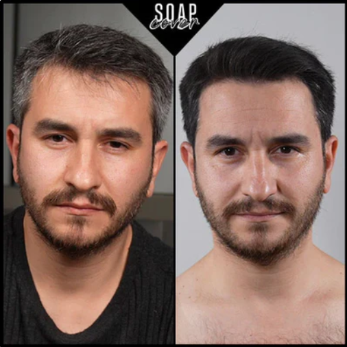 Soap Cover® – La Solución Natural para Reducir las Canas Sin Tintes