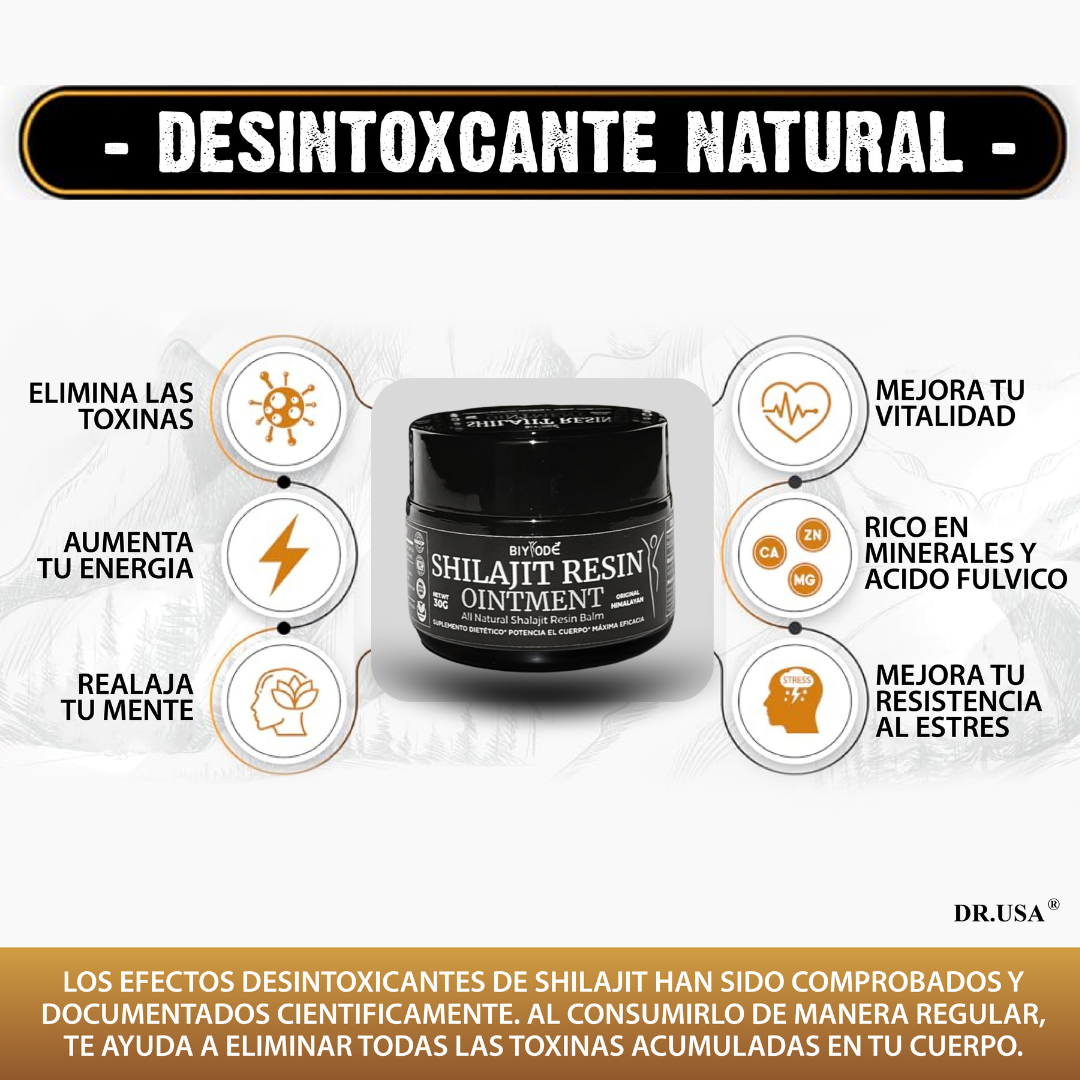 SHILAJIT ORIGINAL HIMALAYA - Descubre el Poder de la Naturaleza 🏔️