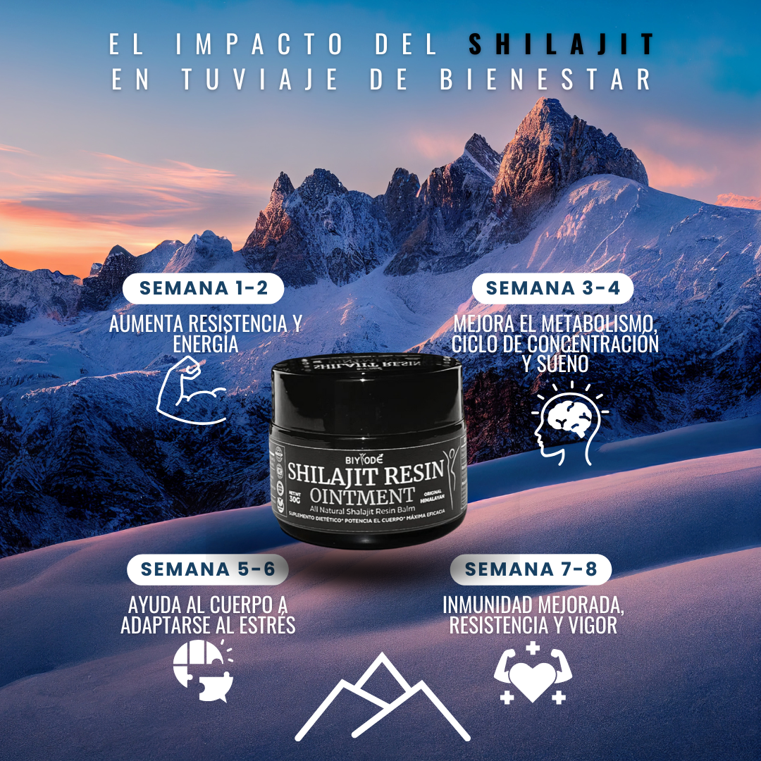 SHILAJIT ORIGINAL HIMALAYA - Descubre el Poder de la Naturaleza 🏔️