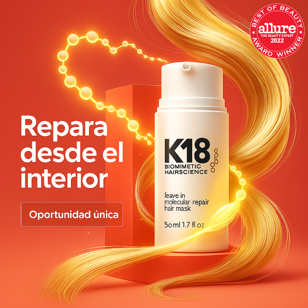 K18 Peptide™: Máscara de Reparación Molecular Profunda sin Enjuague