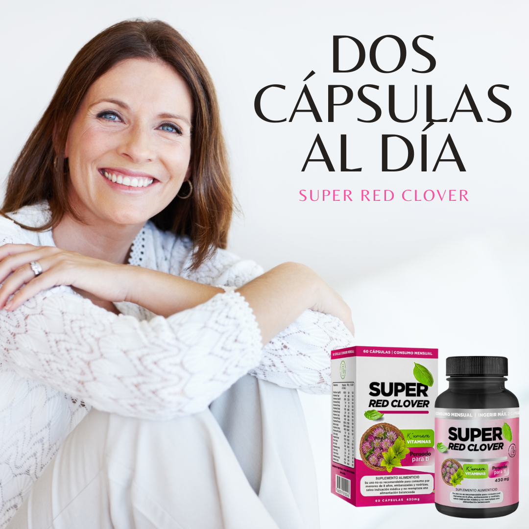 SUPER RED CLOVER - Suplemento para la Menopausia