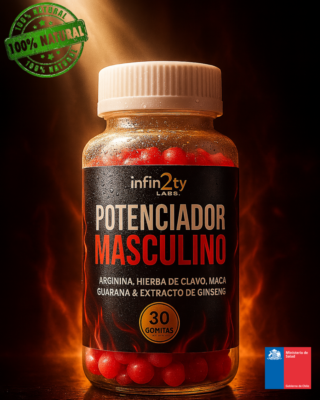 ALPHA IGNITE™ - Potenciador Maculino en Gomitas