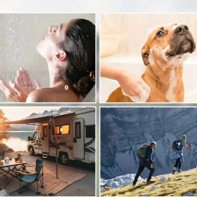 HydroGo® – Ducha motorizada para aventuras sin límites