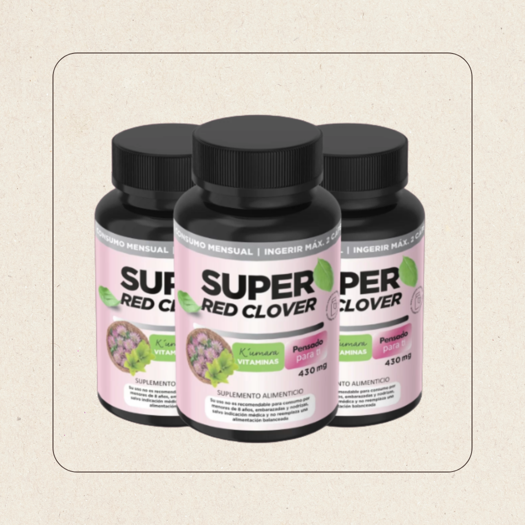 SUPER RED CLOVER - Suplemento para la Menopausia