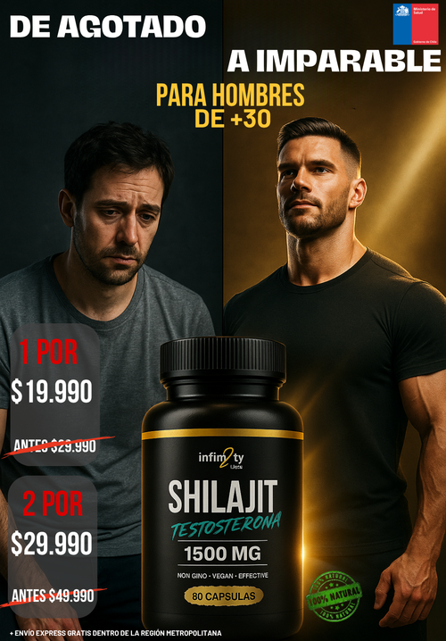 Booster T - Shilajit Vitalidad Masculina™ (60 cápsulas)