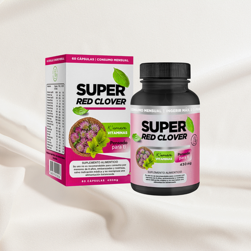 SUPER RED CLOVER - Suplemento para la Menopausia